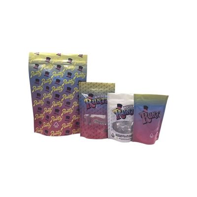 Non le sac de conditionnement en plastique imprimé par rupture refermable, tiennent des biens de sachet en matière plastique